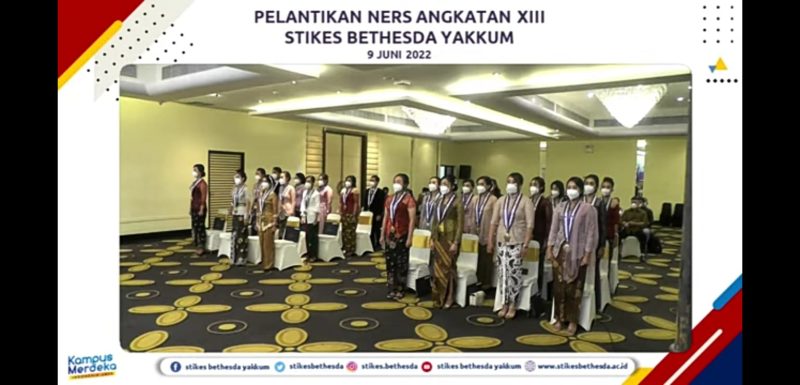 STIKES Bethesda Lantik 27 Ners Angkatan XIII, Siap Emban Marwah Sumpah Ners