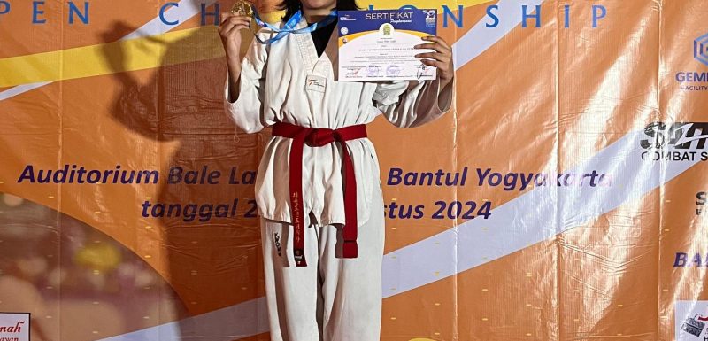 Mahasiswi Sarjana Keperawatan Grace Niter Juara Taekwondo Tingkat Nasional