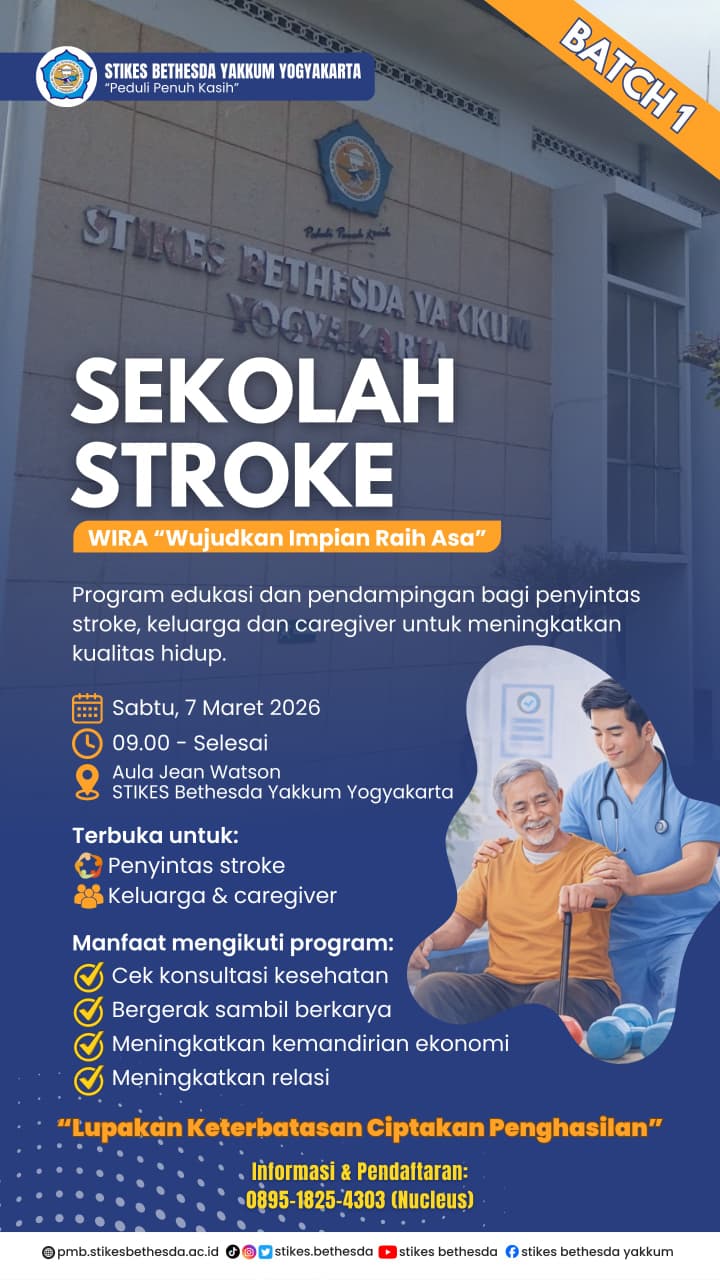 Sekolah Stroke STIKES Bethesda Yakkum Yogyakarta Batch 1